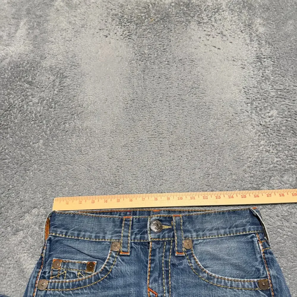 True Religion Jeans Mens 28 (31x29) Bobby Big T Made in USA Contrast Stitch